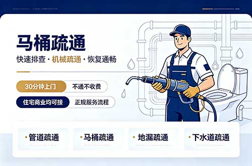 陇南马桶疏通