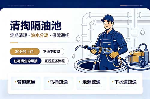 陇南清掏隔油池